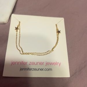 Gold star necklace